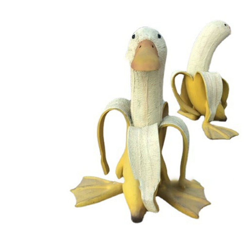 Silly Goose Banana Garden Decoration