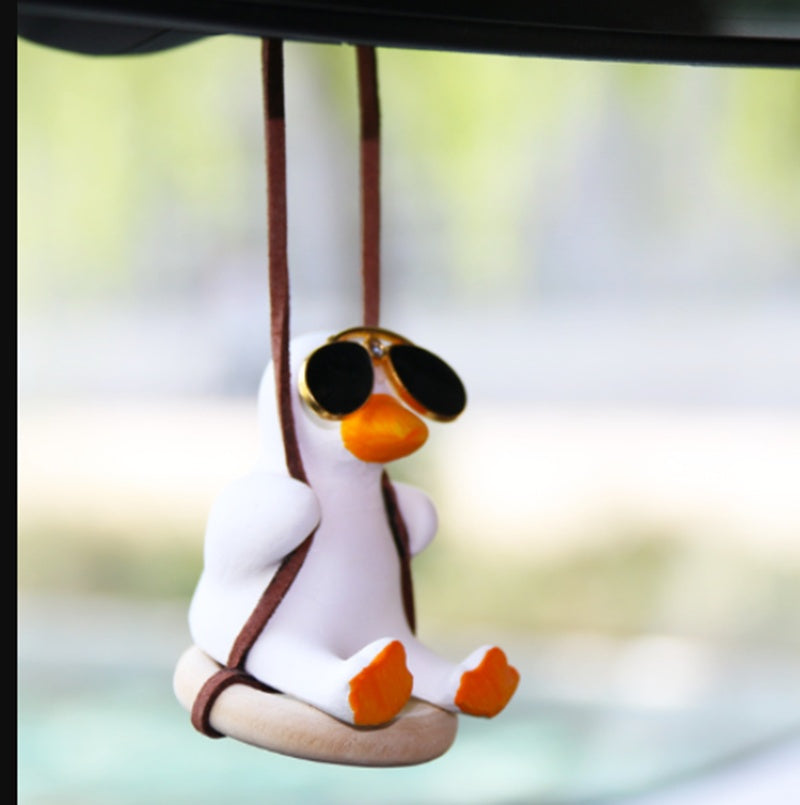Car Swinging Silly Goose