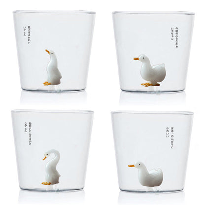 Swimming Goose and Duck Mugs