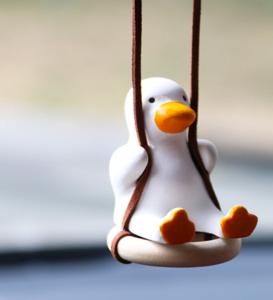 Car Swinging Silly Goose